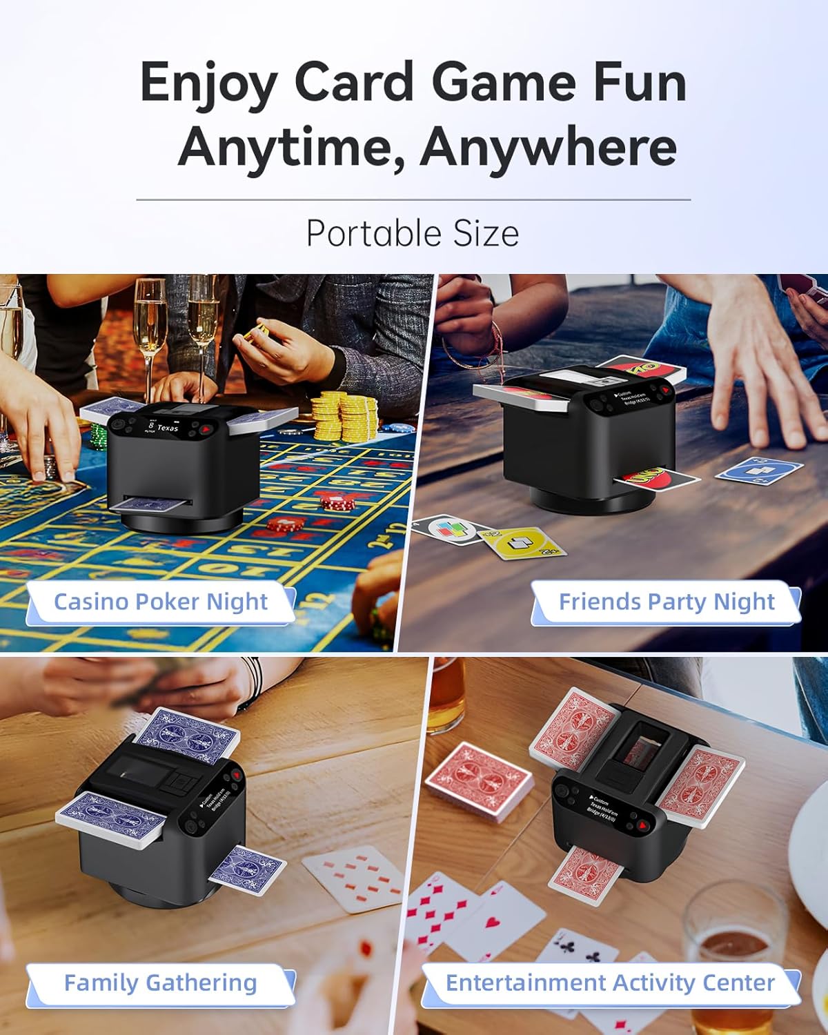 π² Automatic Card Shuffler & Dealer β Play Smarter, Play Faster!