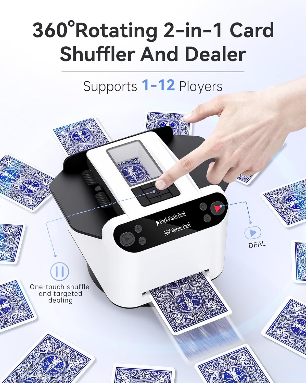 π² Automatic Card Shuffler & Dealer β Play Smarter, Play Faster!