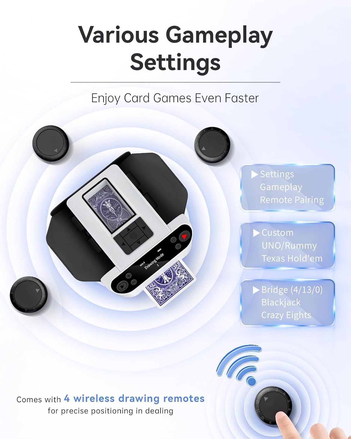 π² Automatic Card Shuffler & Dealer β Play Smarter, Play Faster!