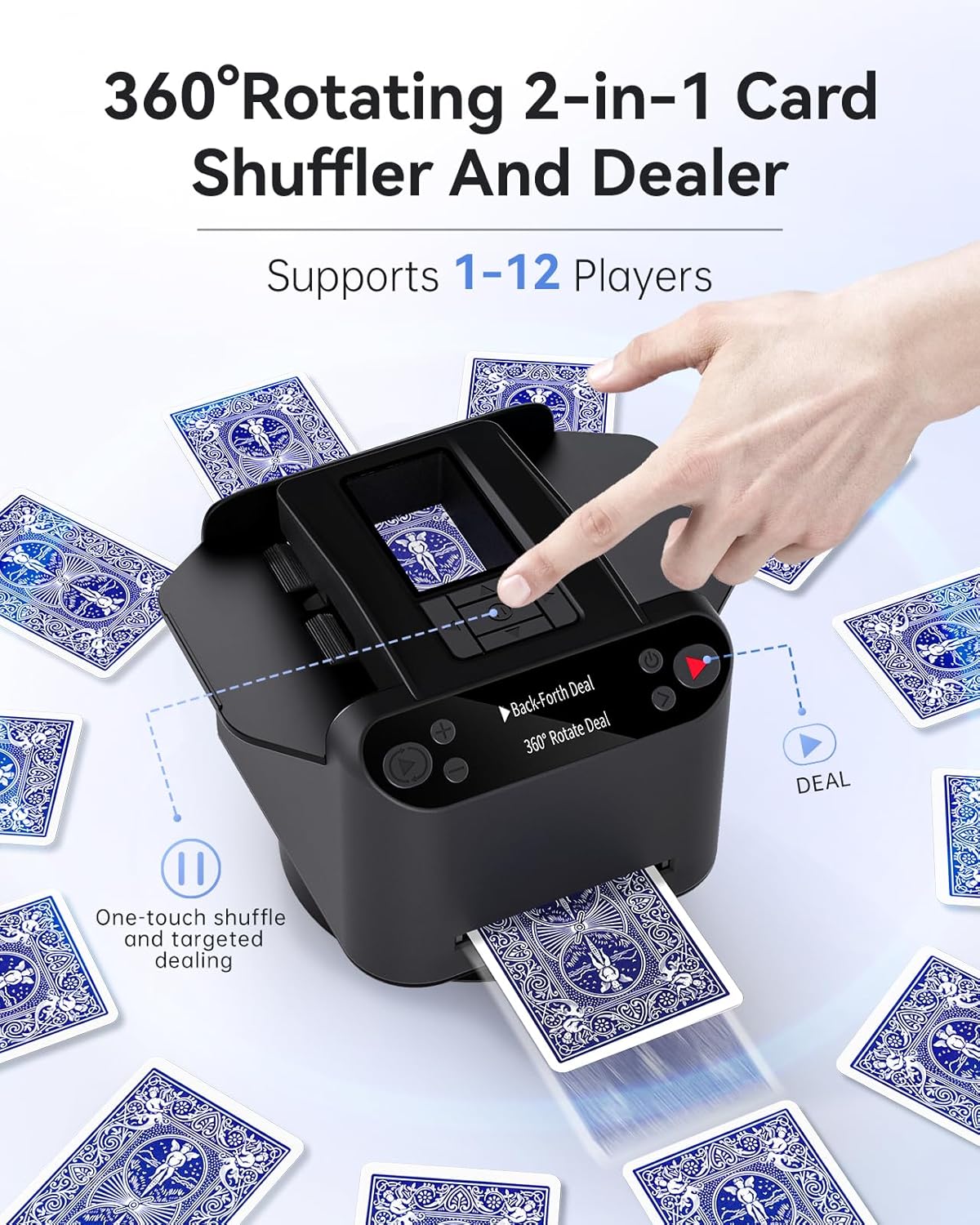 π² Automatic Card Shuffler & Dealer β Play Smarter, Play Faster!