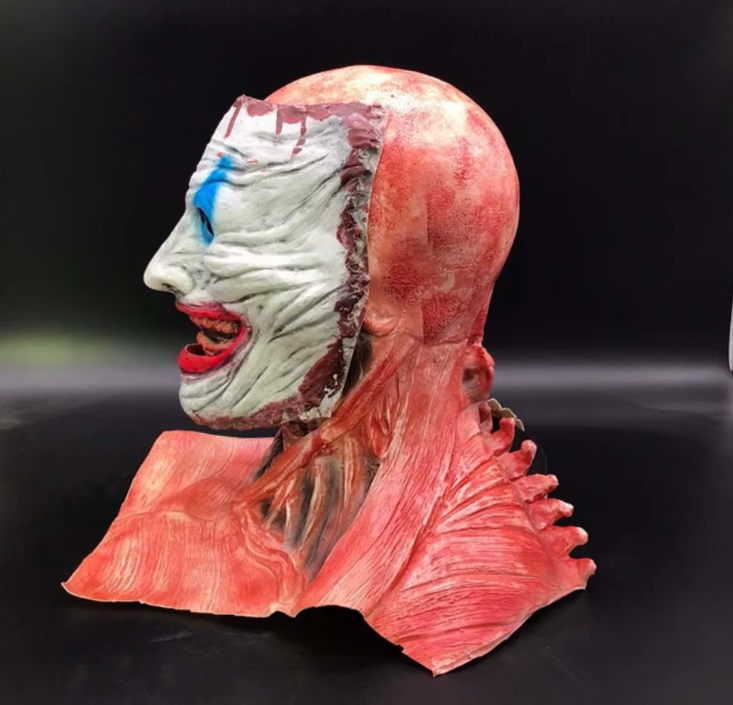 💀Halloween costume masks💀-MASCARA DE HALLOWEEN DE PAYASO (DOBLE CAPA)