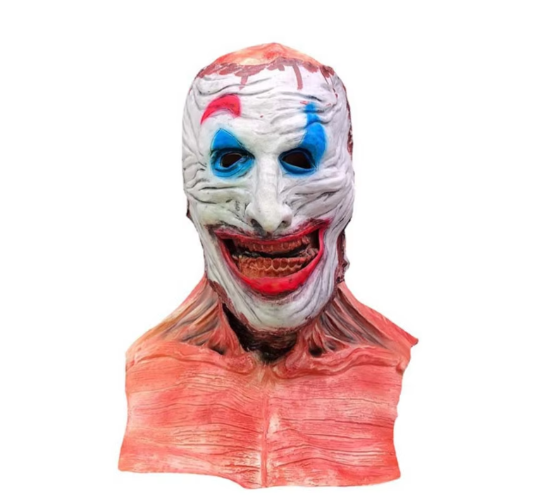 💀Halloween costume masks💀-MASCARA DE HALLOWEEN DE PAYASO (DOBLE CAPA)