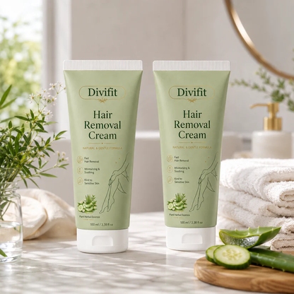 Divifit™ Natural Gentle Hair Removal Cream | For Women & Men, Sensitive Skin