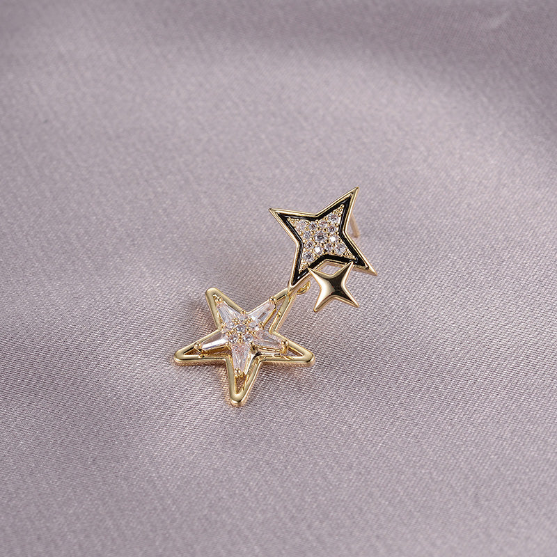 Geometric Copper Earrings