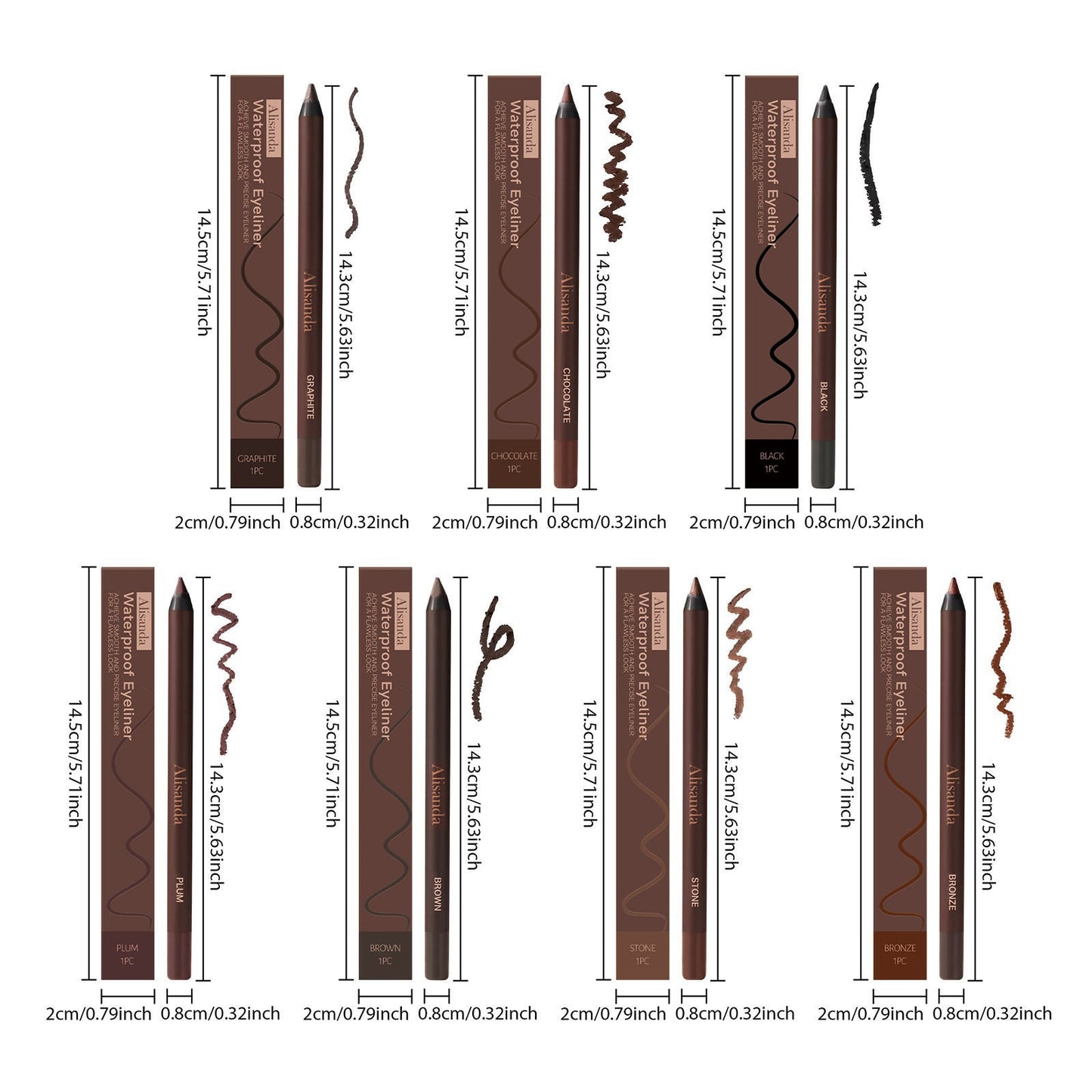 LAST DAY: BUY 1 GET 1 FREE✨24 Hours Waterproof Eyeliner Duo Sharpenable Eye Pencil🧡