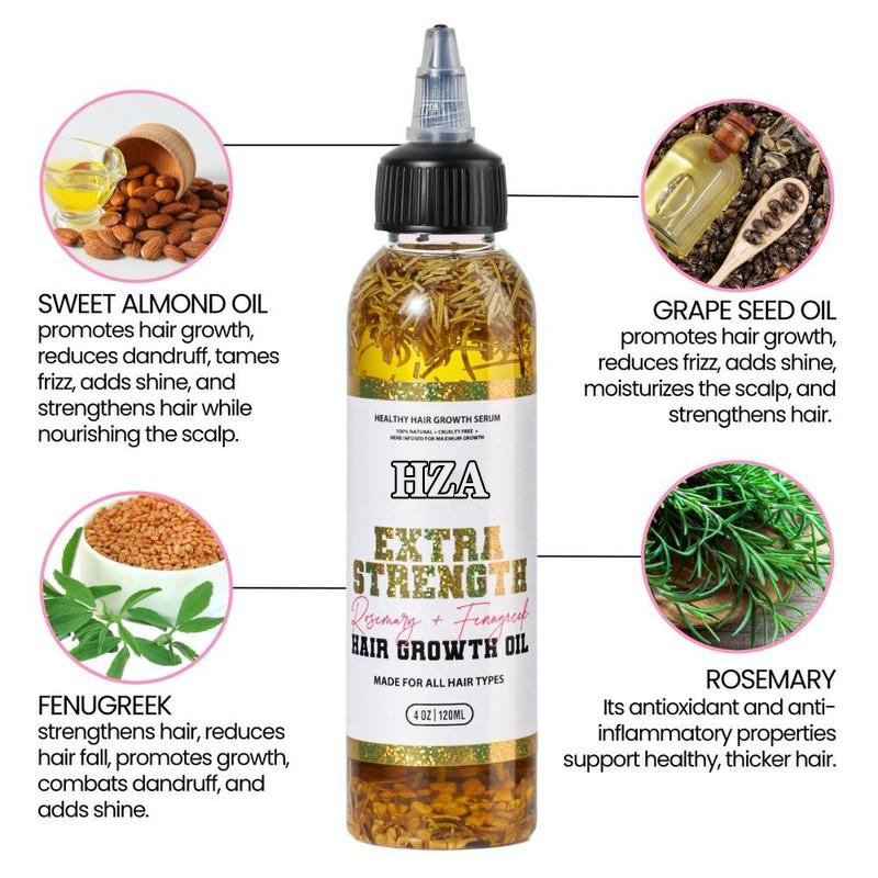 Extra Strength Rosemary & Fenugreek Hair Growth Oil--See hair growth in 4 weeks