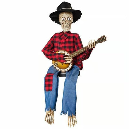 🔥Halloween Pre Sale 49% OFF – 💀Funny Animated Dueling Banjo Skeletons